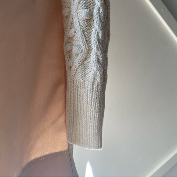 Loulou Studio Vilm Silk Linen Blend Cable Knit Cardigan - XS - Picture 12 of 15